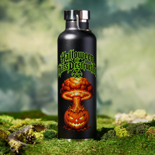 Botella De Agua Halloween de Destrucción Masiva Linterna de Jack T