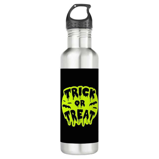 Botella De Agua Halloween de Gladditudes Trick o Tret (Anverso)