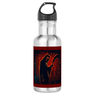 Botella De Agua Halloween de Grim Reaper egipcio 2