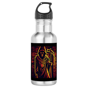 Botella De Agua Halloween de Grim Reaper egipcio 3