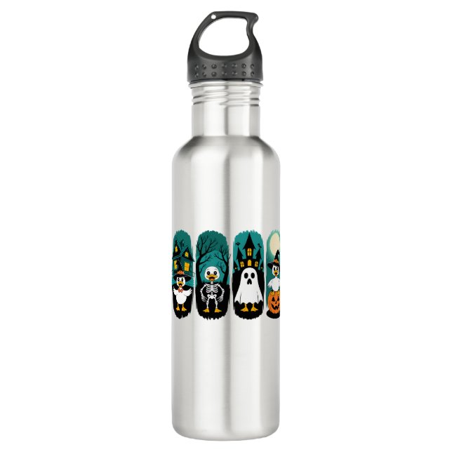 Botella De Agua Halloween de temporada de fantasía (Anverso)