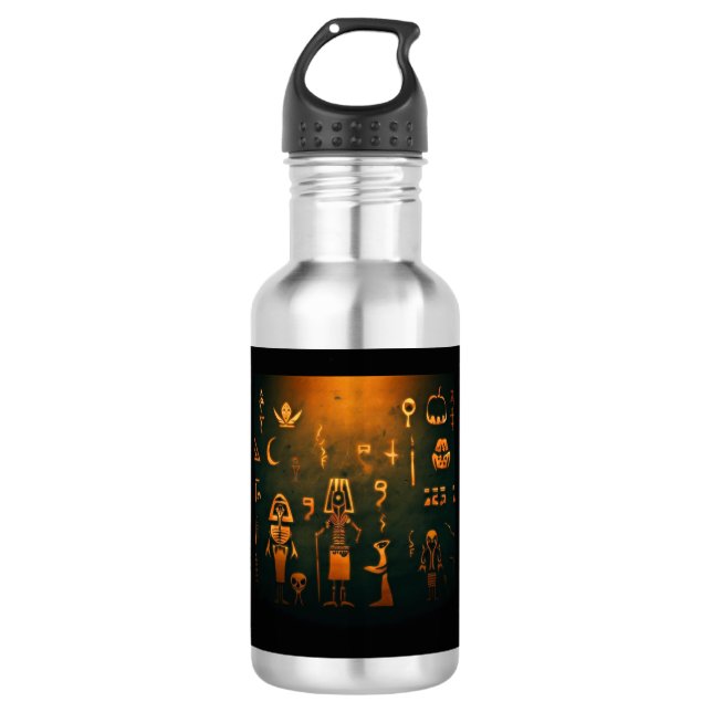Botella De Agua Halloween egipcio 2 (Anverso)