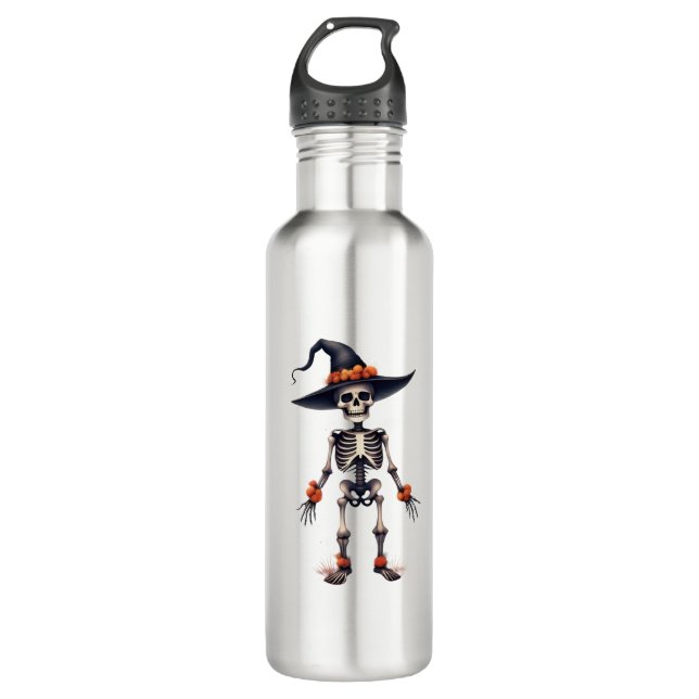 Botella De Agua Halloween espeluznante - Espeleón divertido (Anverso)