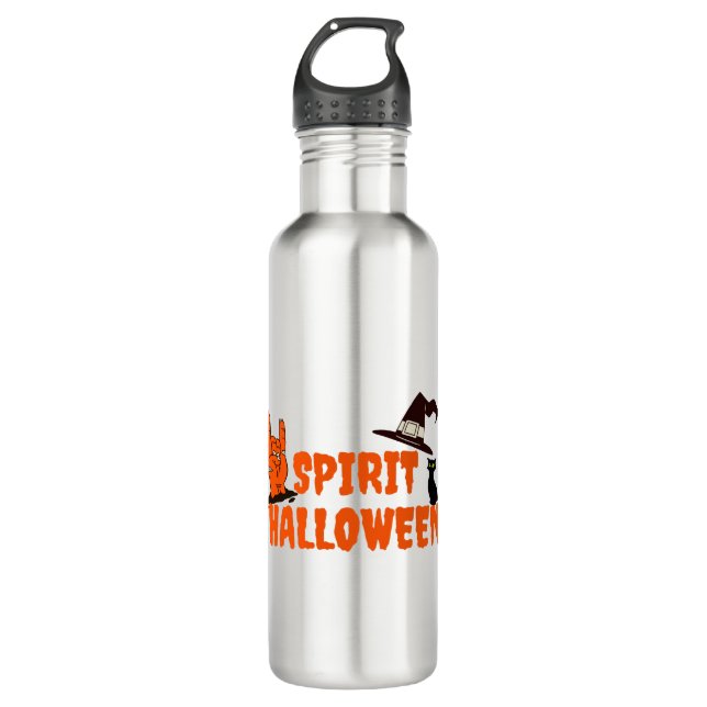 Botella De Agua Halloween espiritual (Anverso)