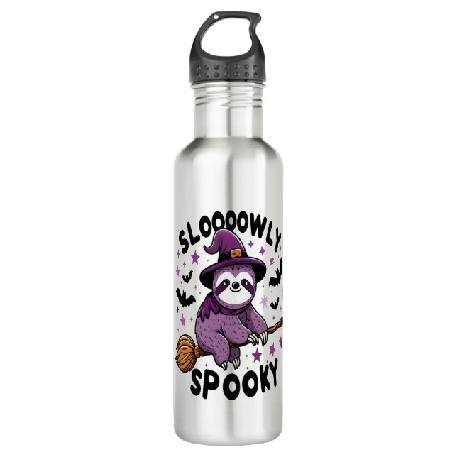 Botella De Agua Halloween Feliz Feliz de la Tragedia (2) (Anverso)