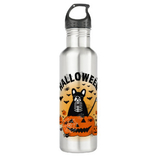 Botella De Agua Halloween Frenchie