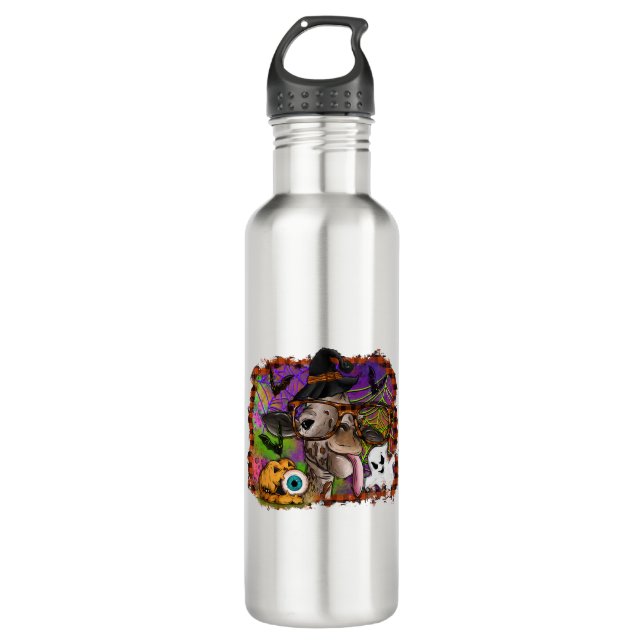 Botella De Agua Halloween Giraffe (Anverso)