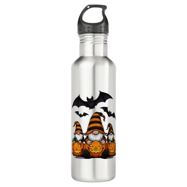 Botella De Agua Halloween Gnome Water Bottle (Anverso)