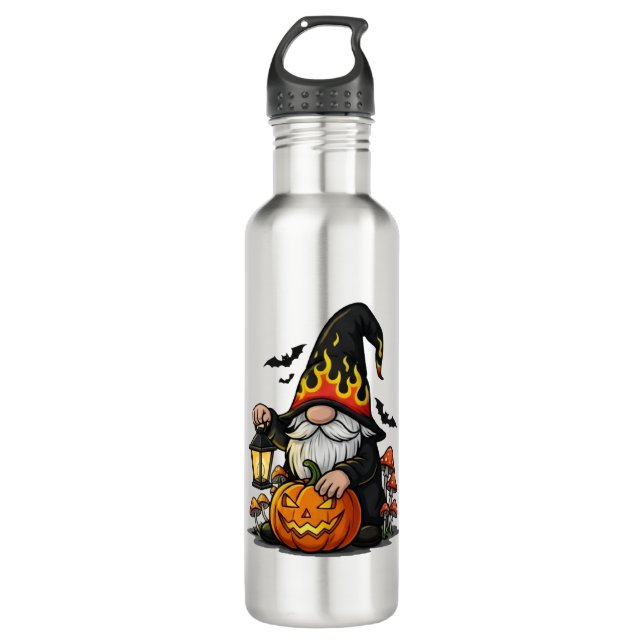 Botella De Agua Halloween Gnome Water Bottle (Anverso)