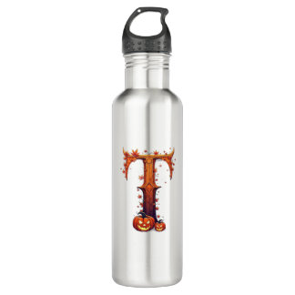 Botella De Agua Halloween MonogramT