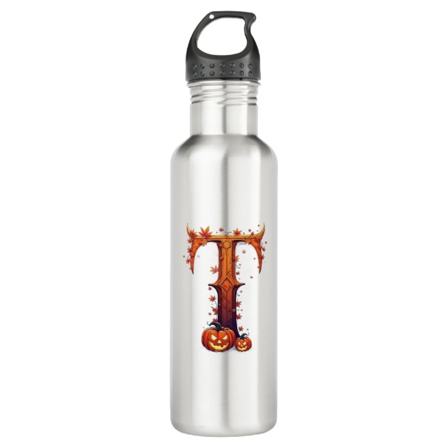 Botella De Agua Halloween MonogramT (Anverso)
