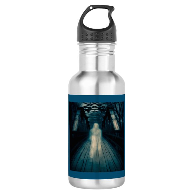 Botella De Agua Halloween - Puente embrujado 1 (Anverso)