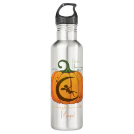 Botella De Agua Halloween Pumpkin Fairy design
