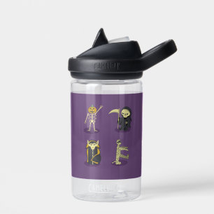 Botella De Agua Halloween Skeleton Dracula Mummy Grim Reaper