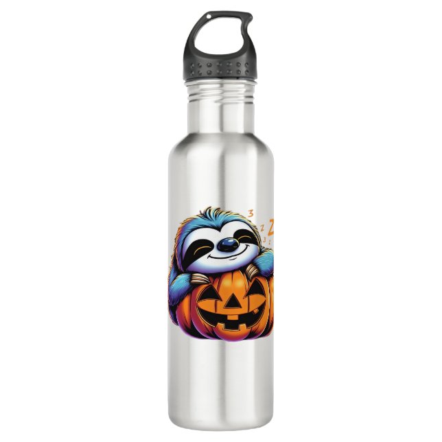 Botella De Agua Halloween Sloth Lover Costume camiseta esencial (Anverso)