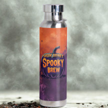 Halloween Spooky Brew Naranja y Purple