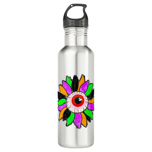 Botella De Agua Halloween Sunflower (Anverso)