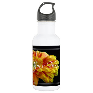 Botella De Agua HAMbyWG - Naranja amarillo Gerber Daisy