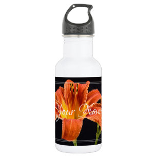 Botella De Agua HAMbyWG - Naranja Tiger Lily