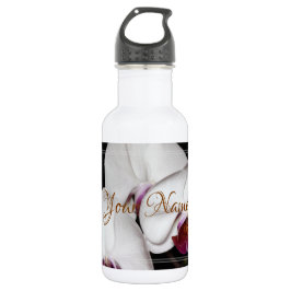 Botella De Agua HAMbyWG - Orquídeas blancas