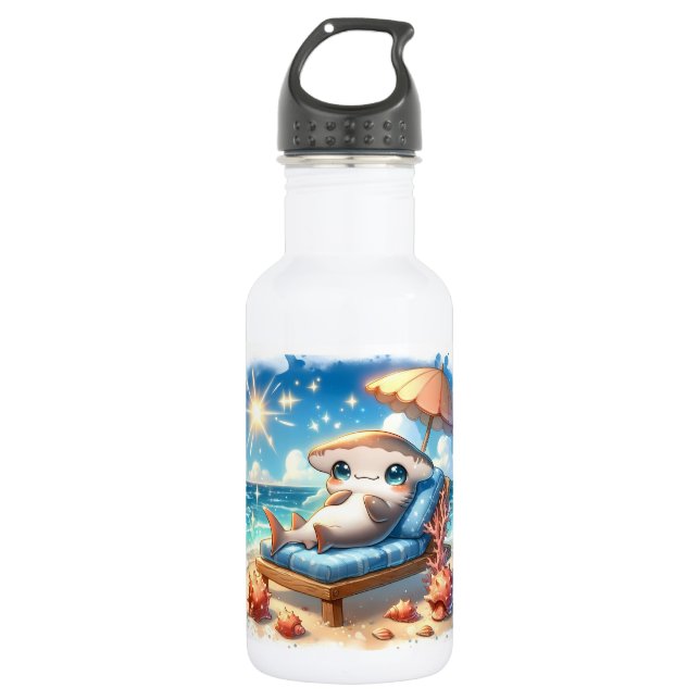 Botella De Agua Hammerhead Haven (Refugio de Cabeza de Martillo):  (Anverso)