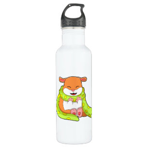 Botella De Agua Hamster con Scarf
