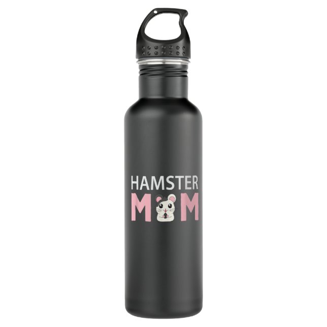 Botella De Agua Hamster Mom Hamster (Anverso)