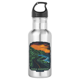 Botella De Agua Hana Highway Maui Hawaii Vista
