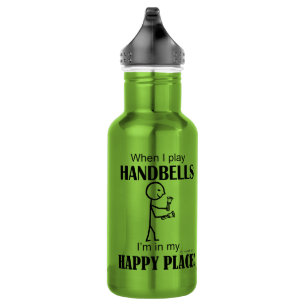 Botella De Agua Handbells Happy Place