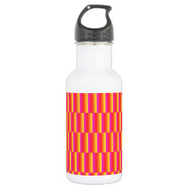 Botella De Agua HAppy 3d Rainbow Tiles Pattern