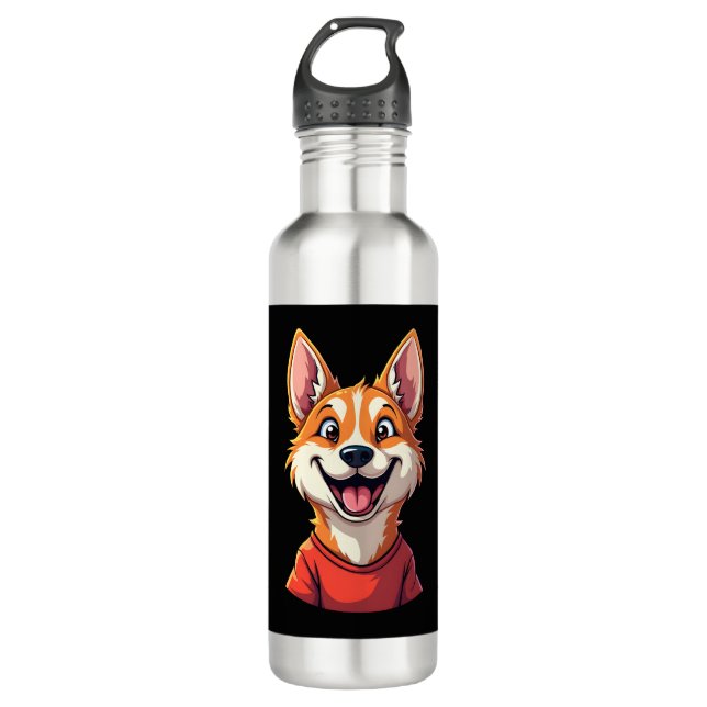 Botella De Agua Happy Australian Cattle Dog Tank Top (Anverso)