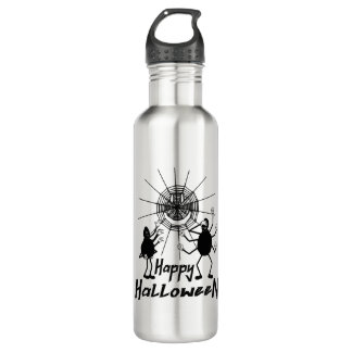 Botella De Agua Happy Halloween, Spiders Halloween
