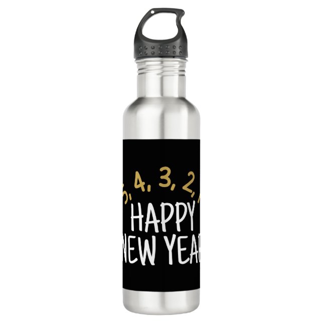 Botella De Agua Happy New Year Funny (Anverso)