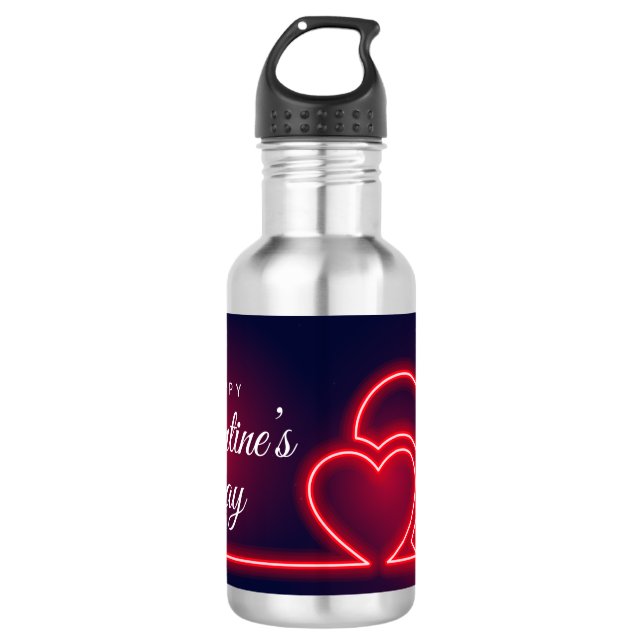Botella De Agua Happy Valentine's Day (Anverso)