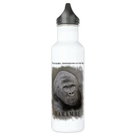 Botella De Agua Harambe (dibujo gráfico)