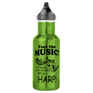 Botella De Agua Harp Siente La Música