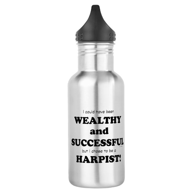 Botella De Agua Harp Wealthy y Exitoso (Izquierda)