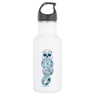 Botella De Agua Harry Potter   Aguamenti Dark Mark Graphic