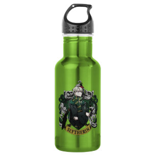 Botella De Agua HARRY POTTER™   Anime Draco Malfoy House Escudo