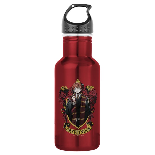 Botella De Agua HARRY POTTER™ | Anime Ron Weasley House Escudo (Anverso)