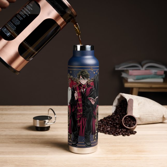 Botella De Agua HARRY POTTER™ | Asiento de Anime HARRY POTTER™ (Café)
