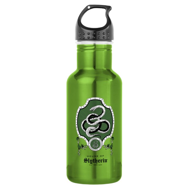 Botella De Agua HARRY POTTER™ | Delicado Escudo SLYTHERIN™ (Anverso)