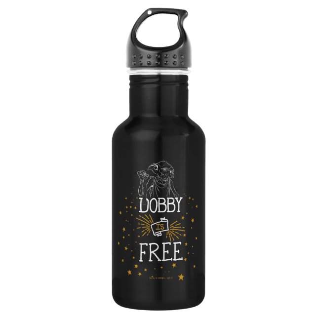 Botella De Agua Harry Potter | Dobby Is Free (Anverso)