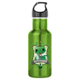Botella De Agua Harry Potter | Encantador Escudo de SLYTHERIN™