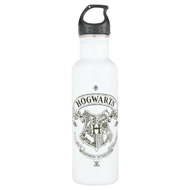 Botella De Agua Harry Potter| Escudo de banner de Hogwarts (Anverso)