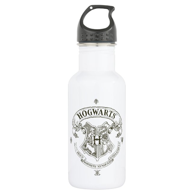 Botella De Agua Harry Potter| Escudo de banner de Hogwarts (Anverso)