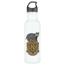 Botella De Agua Harry Potter | Escudo de Hufflepuff con Badger