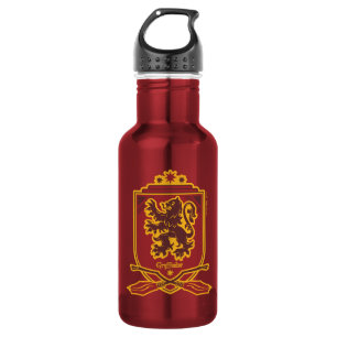 Botella De Agua Harry Potter   Escudo Gryffindor QUIDDITCH™