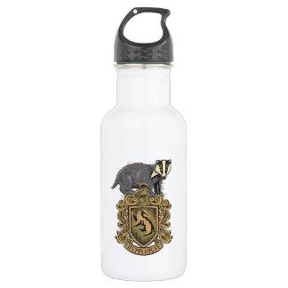 Botella De Agua Harry Potter| Escudo Hufflepuff con Badger
