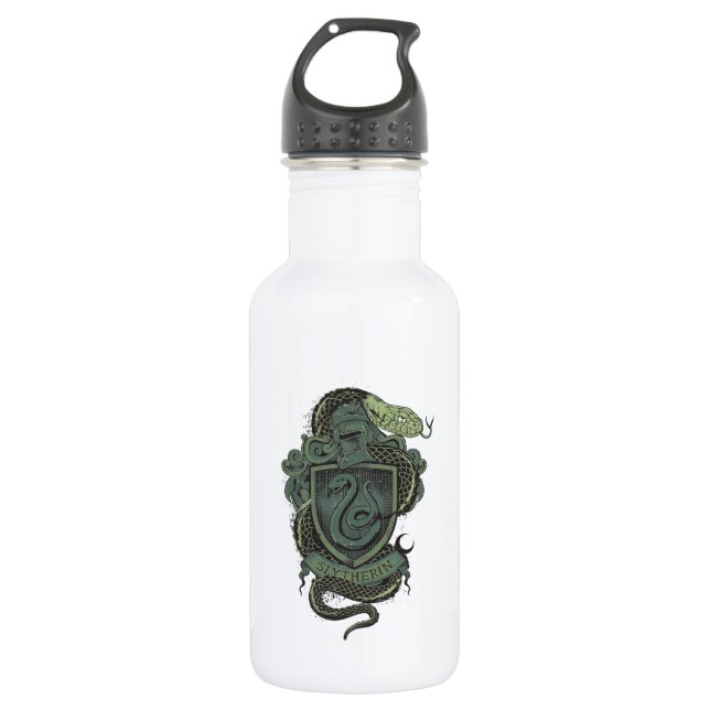 Botella De Agua Harry Potter | Escudo Slytherin (Anverso)